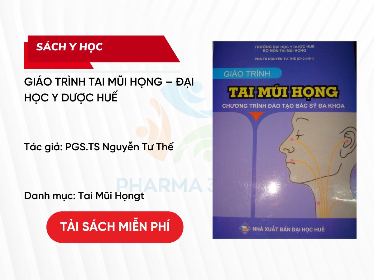 Download sách Tai Mũi Họng - Tài liệu y khoa hữu ích và miễn phí