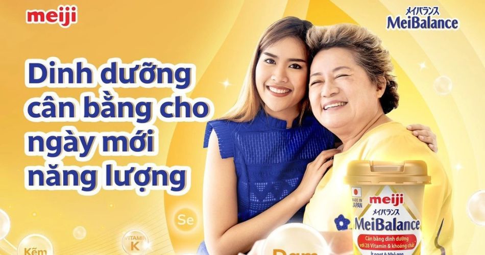 Meiji MeiBalance là dòng sữa dành cho người lớn