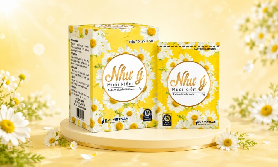 Muối kiềm Như Ý với thành phần chính là Sodium Bicarbonate
