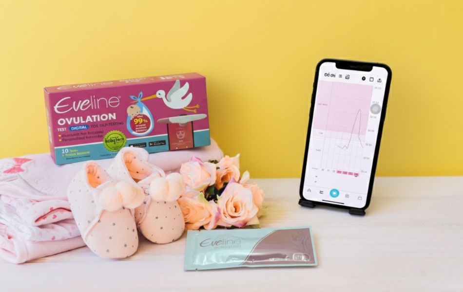 Que thử rụng trứng điện tử Eveline Care