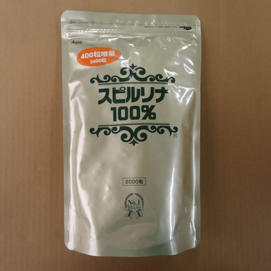 Tảo xoắn Spirulina 100% 2400 viên Japan Algae 