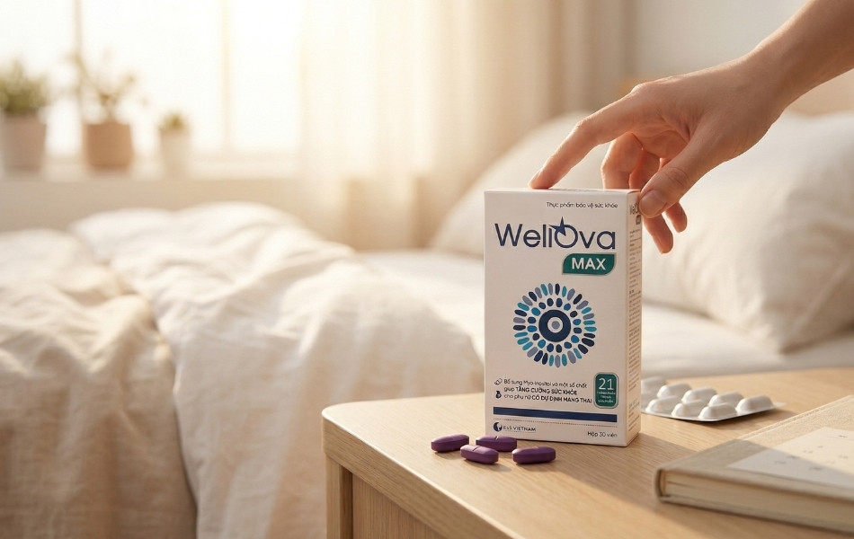 Viên uống bổ trứng WellOva Max