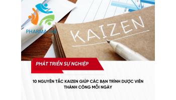 10 Nguyên Tắc Kaizen Giúp Các Bạn Trình Dược Viên Thành Công Mỗi Ngày