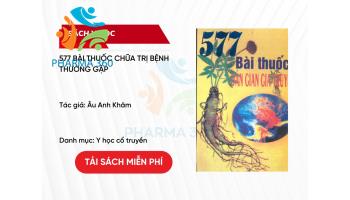 PDF 577 Bài Thuốc Chữa Trị Bệnh Thường Gặp - Âu Anh Khâm