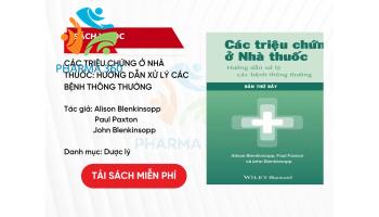 PDF Các Triệu Chứng Ở Nhà Thuốc: Hướng Dẫn Xử Lý Các Bệnh Thông Thường