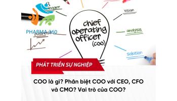 COO là gì? Phân biệt COO với CEO, CFO và CMO? Vai trò của COO trong doanh nghiệp