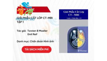 PDF Giải phẫu cắt lớp CT-MRI tập 1 