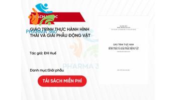 PDF Giáo trình Thực hành Hình thái và Giải phẫu Động vật - ĐH Huế