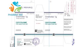 Hướng dẫn sử dụng thuốc tiêm Gramotax 1g