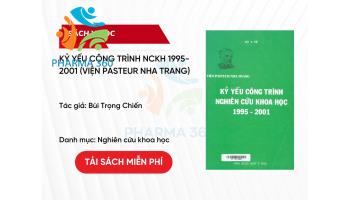 PDF Kỷ yếu Công trình NCKH 1995-2001 (Viện Pasteur Nha Trang) - Bùi Trọng Chiến