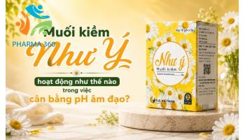 Muối kiềm Như Ý hoạt động như thế nào trong việc cân bằng pH âm đạo?