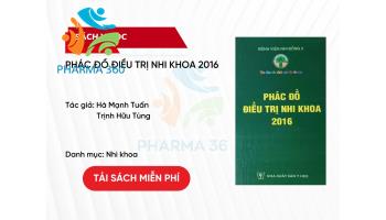 PDF Phác Đồ Điều Trị Nhi Khoa 2016 - Hà Mạnh Tuấn và Trịnh Hữu Tùng