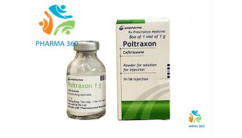 Hướng dẫn sử dụng thuốc Bột pha dung dịch tiêm Poltraxon 1g