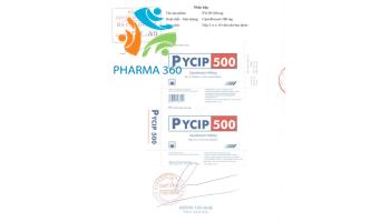 Hướng dẫn sử dụng viên nén bao phim PYCIP 500 mg PYMEPHARCO