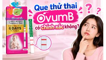 Que thử thai OvumB có chính xác không? Phân tích dựa trên độ nhạy hCG và thời điểm thử
