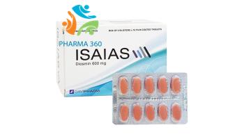 Viên nén bao phim ISAIAS Diosmin 600 mg - Cách sử dụng cho người bệnh và cán bộ y tế