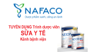 NAFACO tuyển TDV/CTV Sữa Y tế kênh Bệnh viện tại Hà nội/Tỉnh