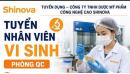 Công ty TNHH Dược Mỹ Phẩm Công nghệ cao Shinova TUYỂN NHÂN VIÊN VI SINH - Phòng QC